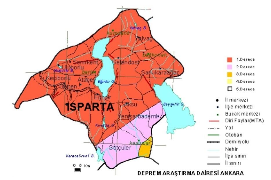 Isparta Deprem Riski ve Jeolojik Değerlendirme Raporu