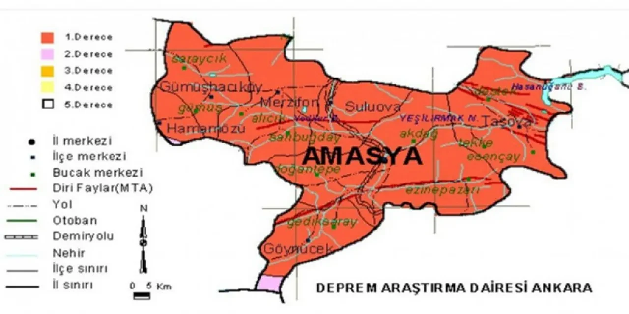 Amasya Deprem Riski: KAF Hattı Gölgesinde Yaşam